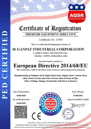 ganpat industrial corporation ped european directive 2014 68 eu